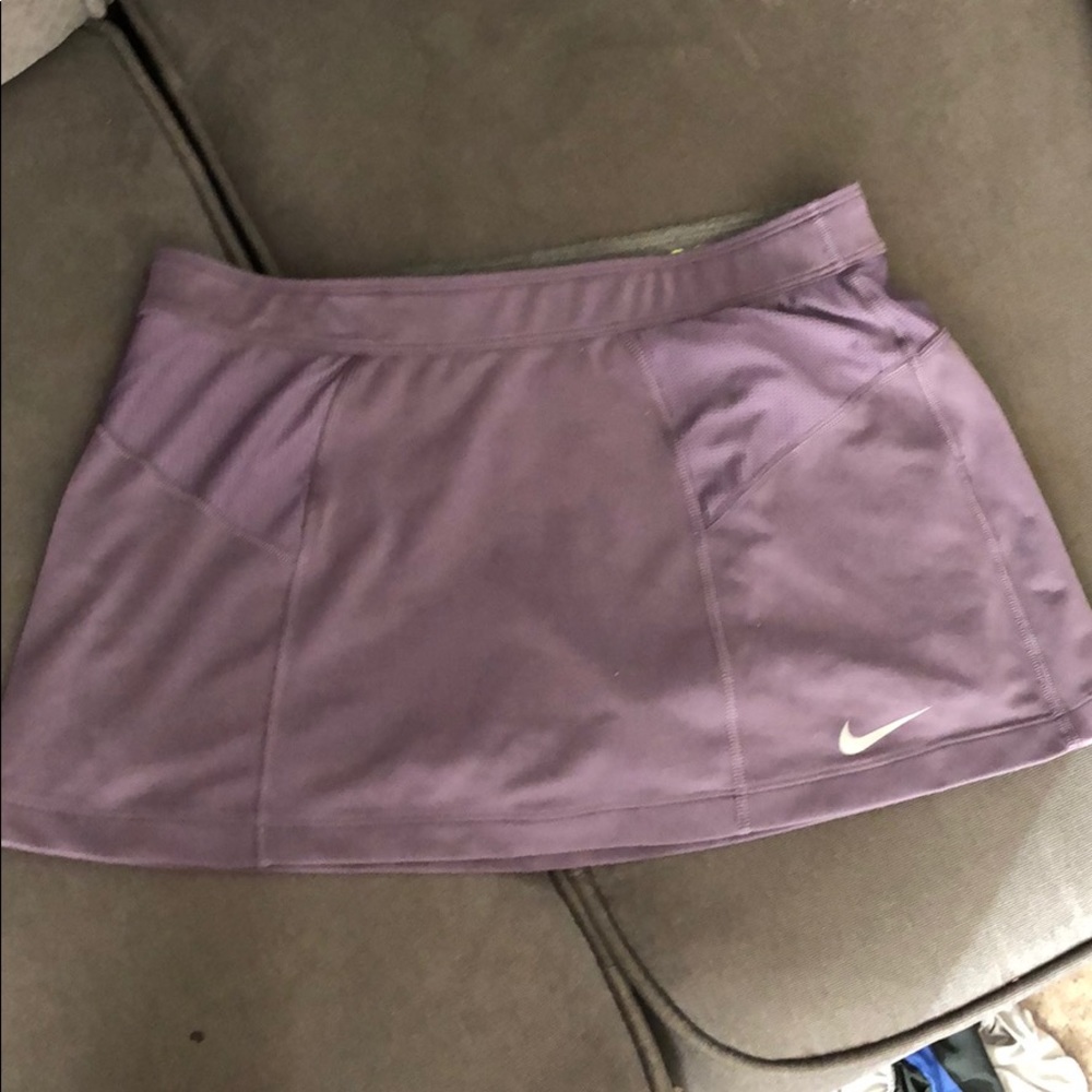 Nike purple tennis skort